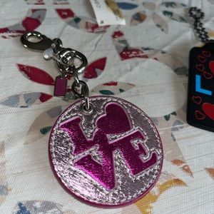 NWT Coach Love Charm